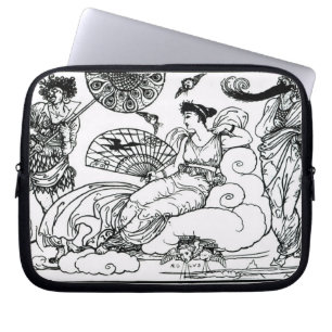 'Then The Queen of the Air Fluttered into The Room Laptop Sleeve