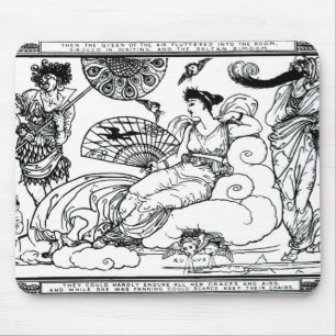 'Then The Queen of the Air Fluttered into The Room Mouse Pad