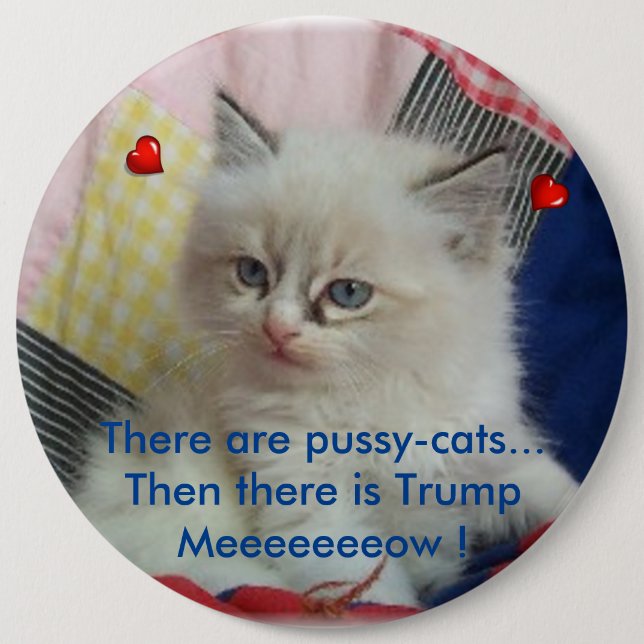 Then there is Trump 6 Inch Round Button (Front)