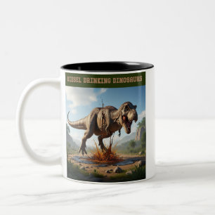 Then There Was Diesel Two-Tone Coffee Mug