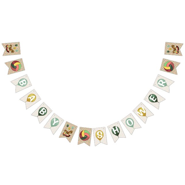 TheNursery BABY SHOWER add name to flags 2,8&15 (All)