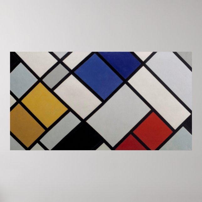 Theo van Doesburg Contra-Composition XVI Poster (Front)