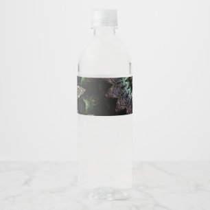 Theo water bottle label