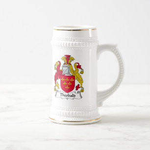 Theobald Family Crest Beer Stein