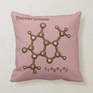 Theobromine Throw Pillow