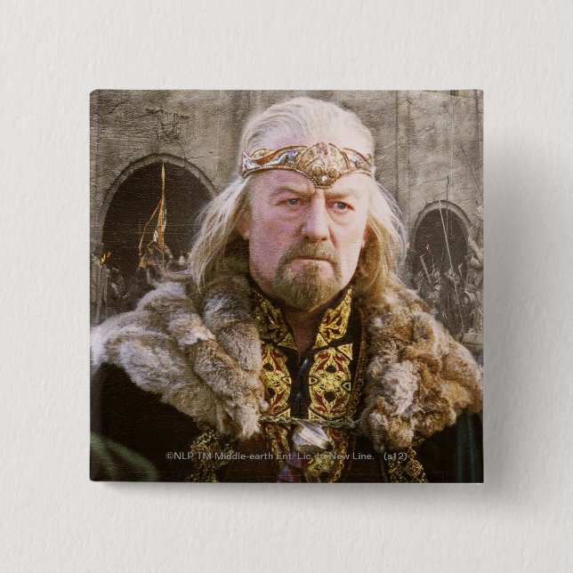 Theoden 2 Inch Square Button (Front)