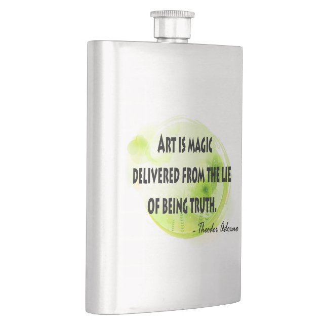 Theodor Adorno Hip Flask (Right)