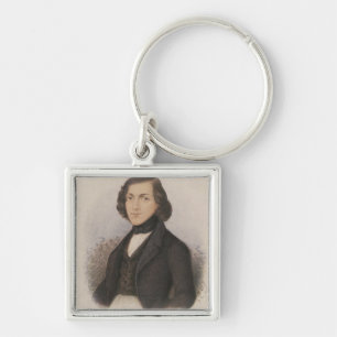 Theodor Fontane, 1843 Keychain