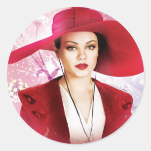 Theodora Classic Round Sticker