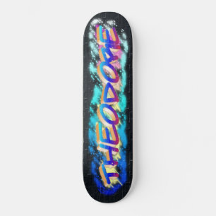 THEODORE Customized Graffiti Skateboard