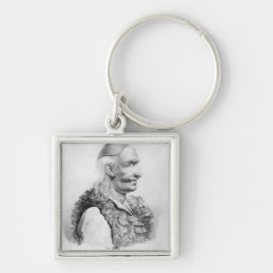 Theodore Kolokotronis engraved by Alois Keychain
