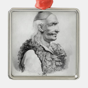 Theodore Kolokotronis  engraved by Alois Metal Ornament
