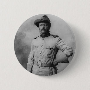 Theodore Roosevelt 2 Inch Round Button