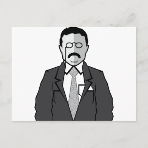 Theodore Roosevelt cartoon Postcard