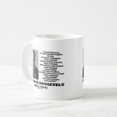 Theodore Roosevelt Dare Mighty Things Triumphs Coffee Mug (Front Left)