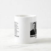 Theodore Roosevelt Dare Mighty Things Triumphs Coffee Mug (Center)