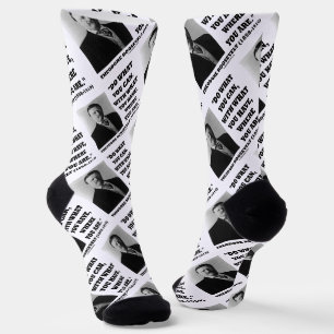 Theodore Roosevelt Do What You Can Where You Are Socks