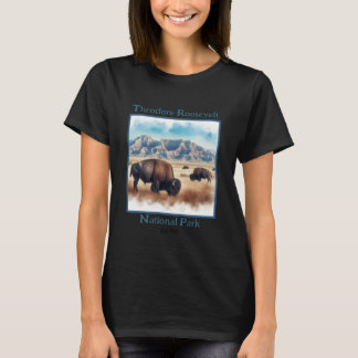 Theodore Roosevelt National Park Bison Souvenir  T-Shirt