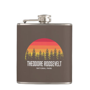Theodore Roosevelt National Park Hip Flask