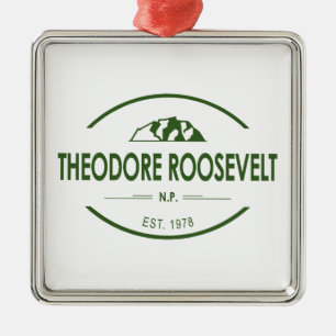 Theodore Roosevelt National Park Metal Ornament