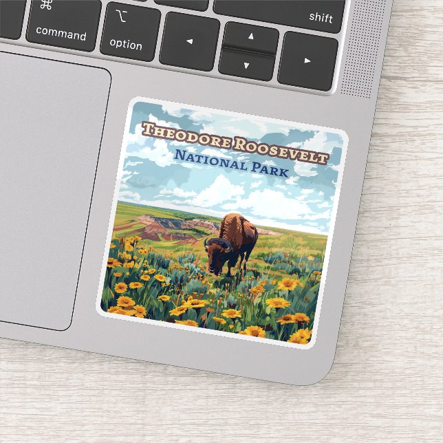 Theodore Roosevelt National Park North Dakota (Detail)