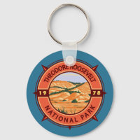 Theodore Roosevelt National Park Retro Compass