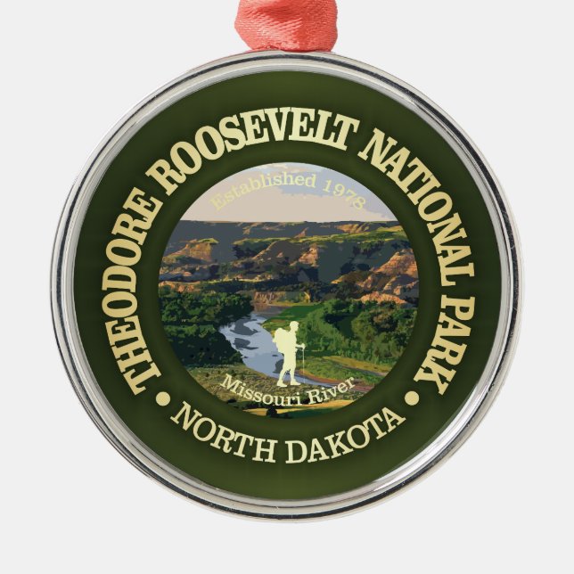 Theodore Roosevelt NP2 Metal Ornament (Front)