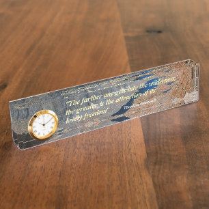 Theodore Roosevelt Quotation Nameplate