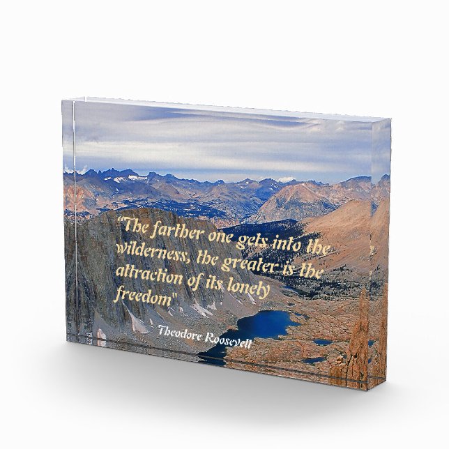 Theodore Roosevelt Quotation Photo Block (Right)