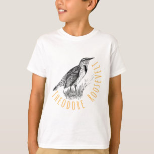 Theodore Roosevelt western meadowlark park logo T-Shirt