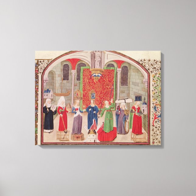 Theological and Cardinal Virtues Canvas Print (Front)