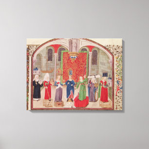 Theological and Cardinal Virtues Canvas Print
