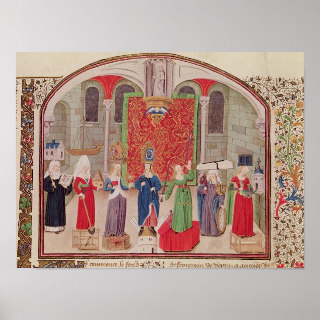 Theological and Cardinal Virtues Poster (Front)