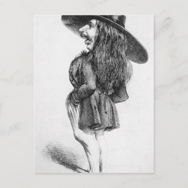 Theophile Gautier Postcard (Front)