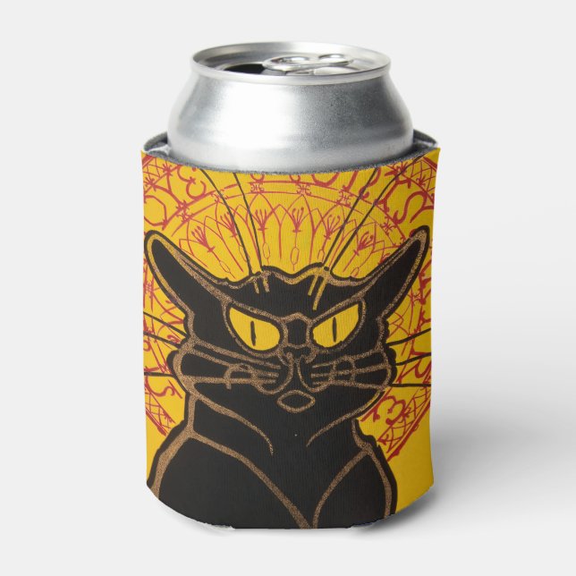 Theophile Steinlen - Le Chat Noir Vintage Can Cooler (Can Front)