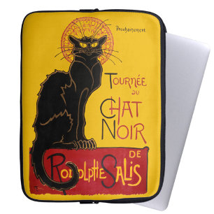 Theophile Steinlen - Le Chat Noir Vintage Laptop Sleeve