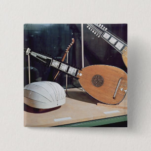 Theorbo, 1637 2 inch square button