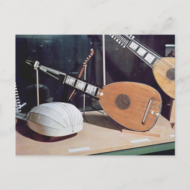 Theorbo, 1637 postcard (Front)