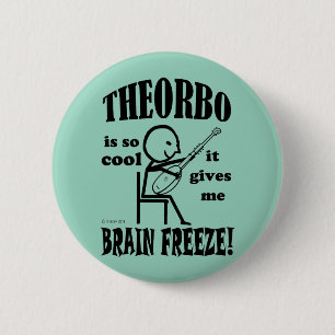 Theorbo, Brain Freeze 2 Inch Round Button
