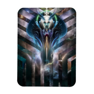 Thera Ethereal Queen Of Galaxy Photo Magnet