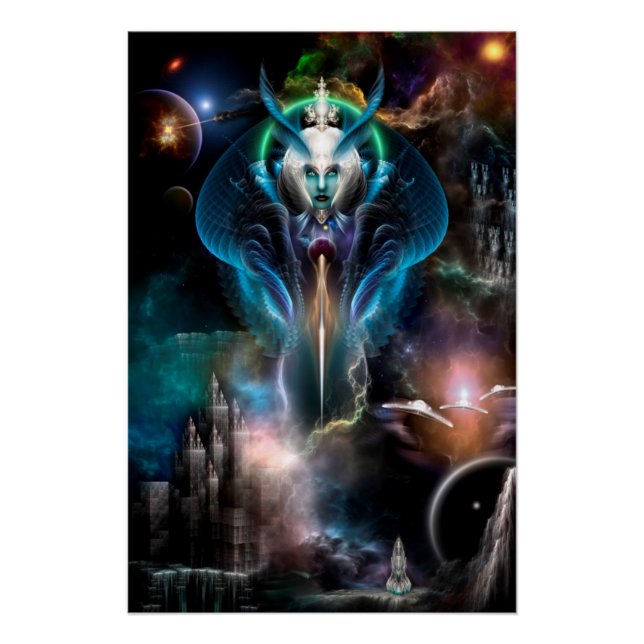 Thera Queen Of The Galaxy Perfect Poster (Front)