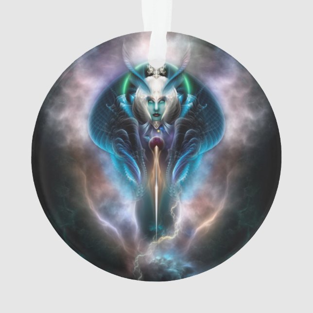 Thera The Ethereal Queen Acrylic Ornament (Back)