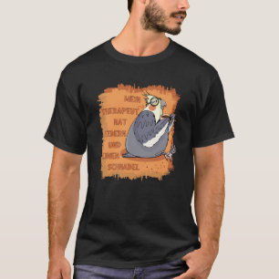 Therapeut mit Federn & Schnabel. Nymphensittich T-Shirt