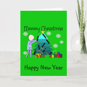 Thérapeute respiratoire Cartes de Noël amusantes