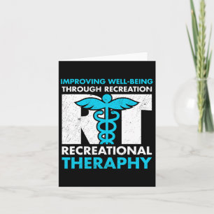 Therapeutic Recreation Recreational Therapy Month Card
