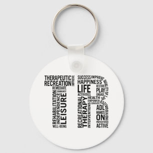 Therapeutic Recreation Therapist Keychain