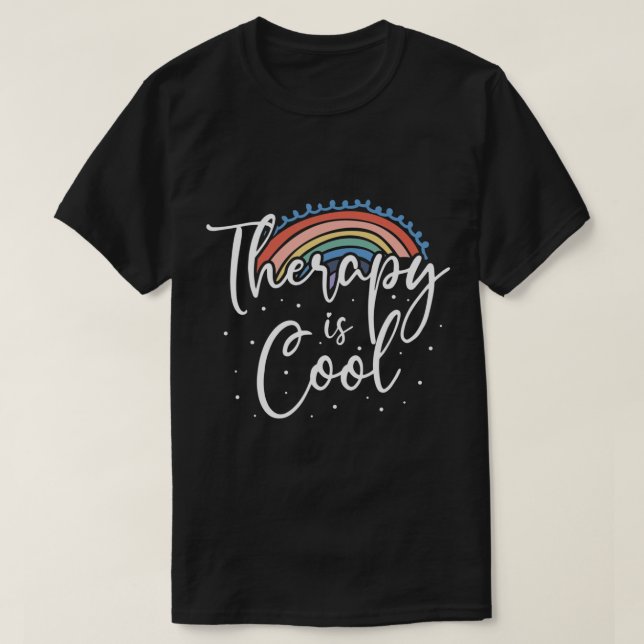 Therapies Mind Stability Awareness  T-Shirt (Design Front)