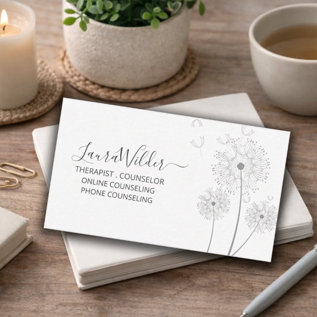 Therapist Counsellor Business Card (Creator Uploaded)