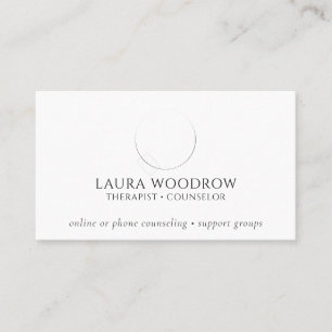 Therapist Counsellor Phone Online Business Card