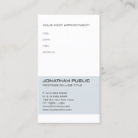 Therapist Doctor Dentist Chic Appointment Reminder